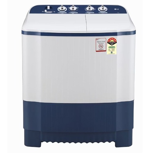 LG 7.5Kg 5Star Semi Automatic Washing Machine Roller Jet Pulsator Dark Blue(P7510RBAZ.ADBQNST)